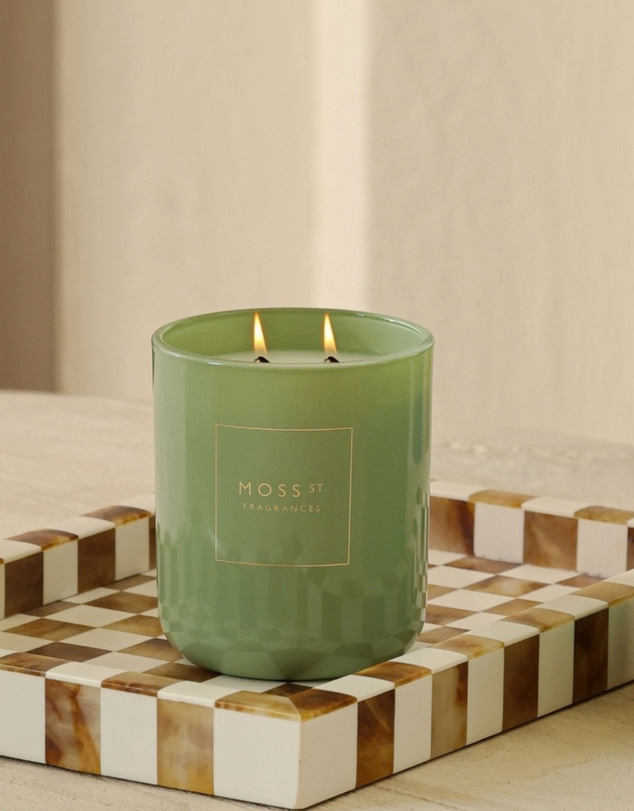 Moss St Fragrances - French Pear & Freesia Soy Candle 300g