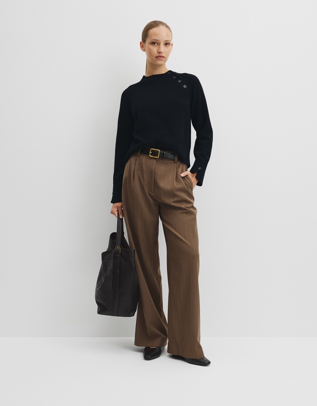 Country Road - Button Neck Knit