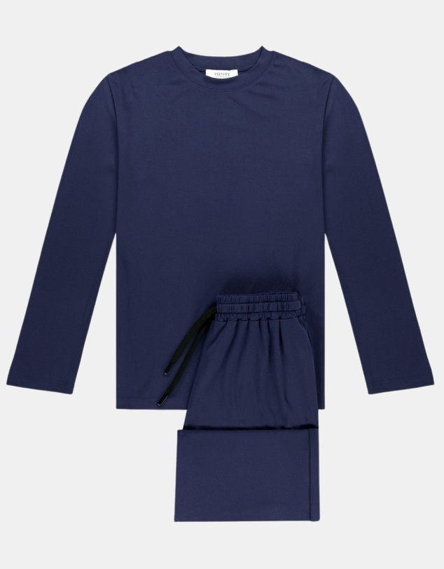 Henry Bucks - Henry Lounge Modal Jersey Long Sleeve Pyjama Set