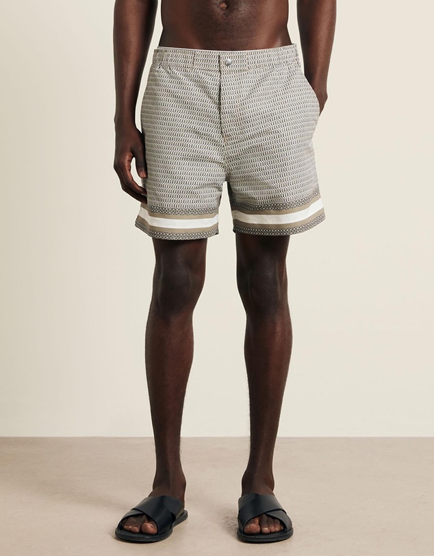 Che - Berkeley Border Printed Swimshorts