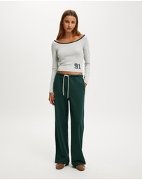 Cotton On - The Ls Off Shoulder Graphic Tee