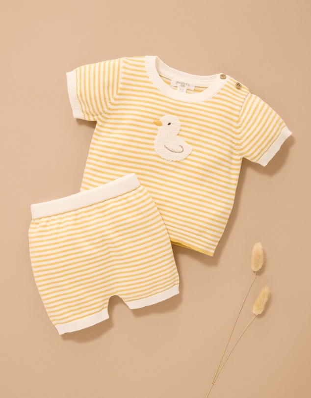 Purebaby - Knitted Goose Set- Kids-Babies