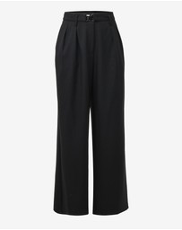 Forcast - Nadia Buckle Wide Leg Pants
