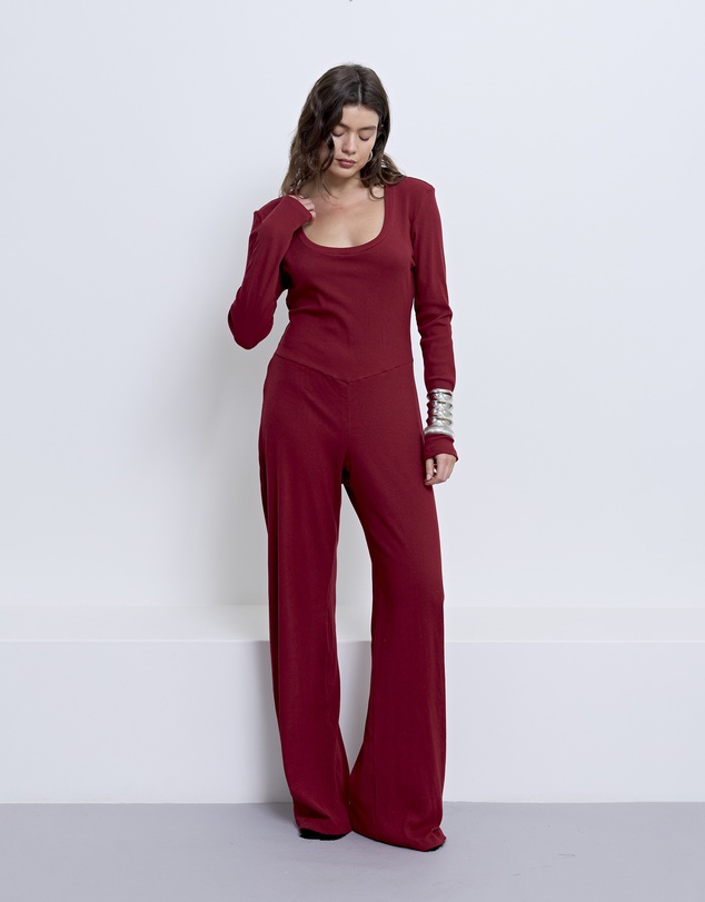 PFEIFFER - Biscayne Jumpsuit Sangria