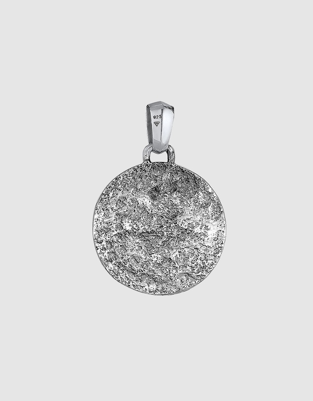 Kuzzoi - ICONIC EXCLUSIVE - Pendants Men Pendant Compass Solid in 925 Sterling Silver Oxidised