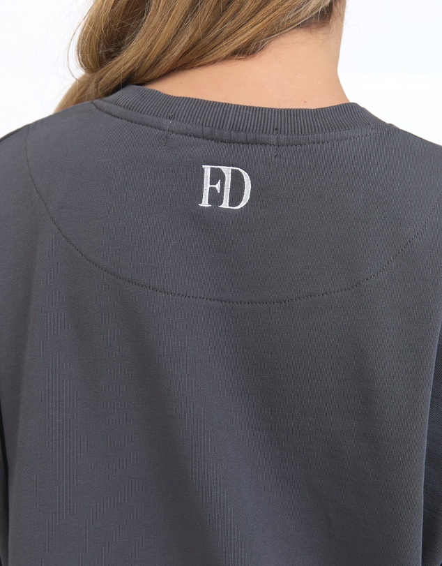 Foxwood - Effortless Crew Iron Grey