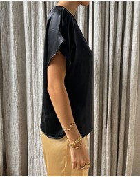 SILK MAGNOLIA - 100% Silk T-shirt