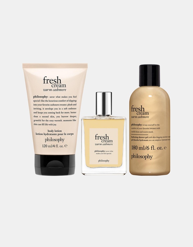 Philosophy - Philosophy Fresh Cream Warm Cashmere Collection 3x Piece Set 60ml EDT, 120ml Body Lotion & 180ml Shower Gel