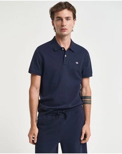 Gant - Regular Fit Shield Piqué Polo Shirt