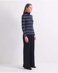 Sportscraft - Lucy Zip Funnel Neck Top