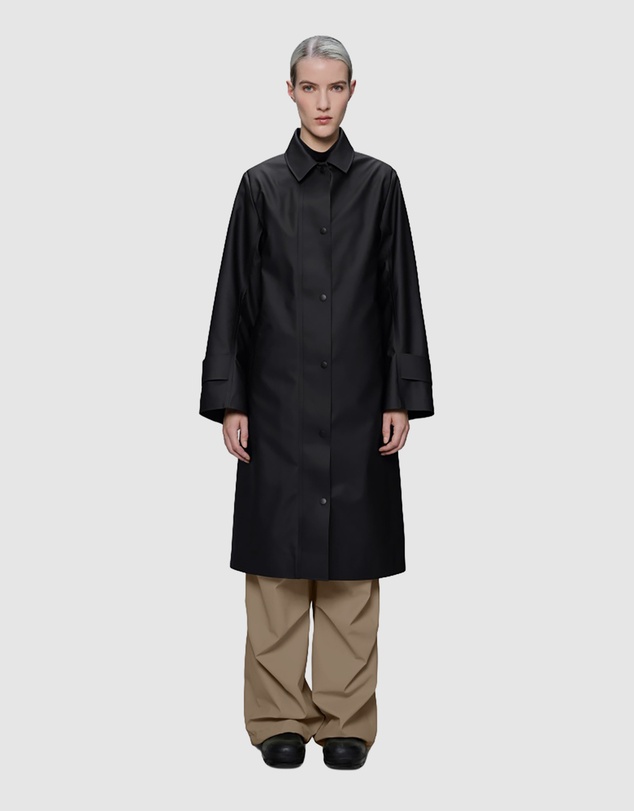 RAINS - Nara Long W Jacket Black