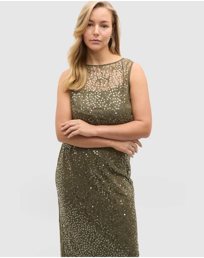 Seed Heritage - Sequin Lace top