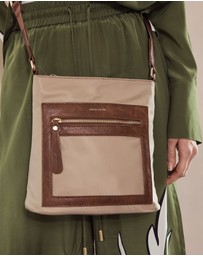 Pierre Cardin - Pierre Cardin RFID Lightweight Nylon Crossbody Bag