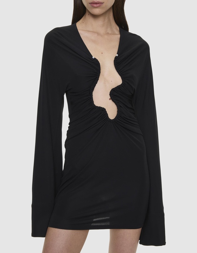 Christopher Esber - Salacia Ruched LS Mini Dress
