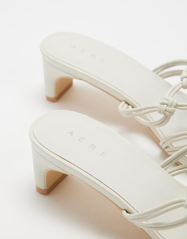 AERE - Knotted Leather Heels