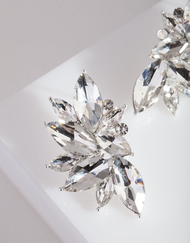 Lovisa - Diamante Fan Stud Earrings