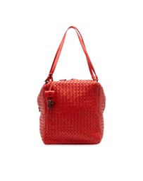 Pre-Loved by Azura Reborn - Pre-Loved Nappa Intrecciato Cube Shoulder Bag