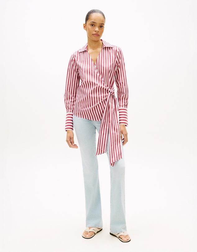 Tommy Hilfiger - Slim Fit Wrap Knot Poplin Shirt