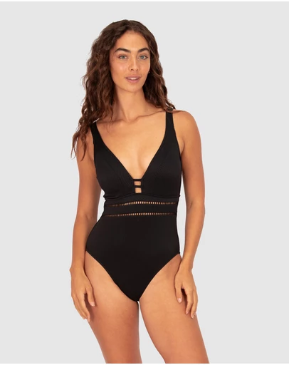 Baku Swimwear - Rococco C/DD Cup Plunge One Piece Swimsuit