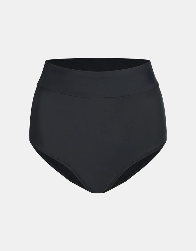 Modibodi - Swimwear Period Hi-Waist Bikini Brief Light Absorbency Black