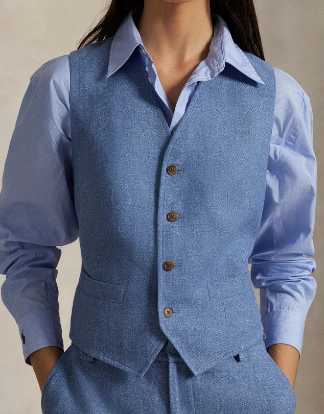 Polo Ralph Lauren - Linen-Cotton Twill Vest