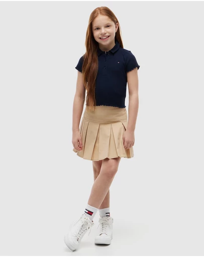 Tommy Hilfiger - Pointelle Top SS - Kids