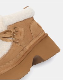 EVERAU - Australian Shepherd Ugg Bumpy Cow Suede Upper Fashion Boots