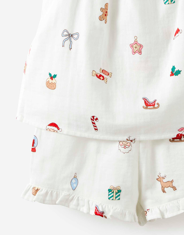Cotton On Kids - Kids Babydoll Family Christmas Pj Set