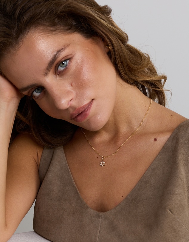 Michael Hill - Diamond Star Of David Pendant in 10kt Yellow Gold