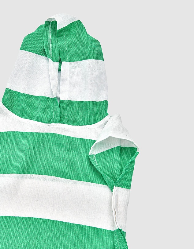Tolu Australia - Green and Blue Kids Hooded Beach Towel