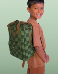 Crywolf - MINI BACKPACK Green Check