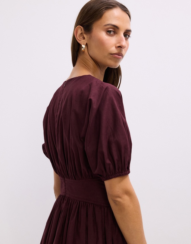 The Fated - Gallery Waisted Midi Dress