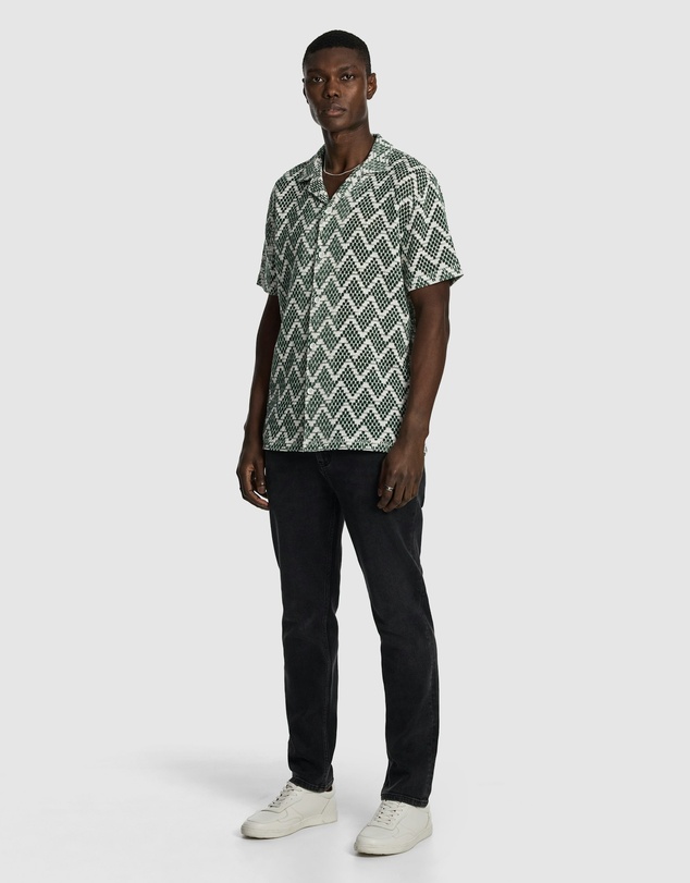 yd. - Lucio Crochet Short Sleeve Shirt