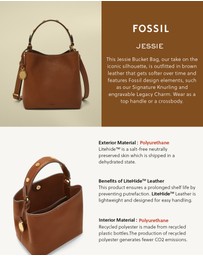 Fossil - Jessie Brown Crossbody Bag