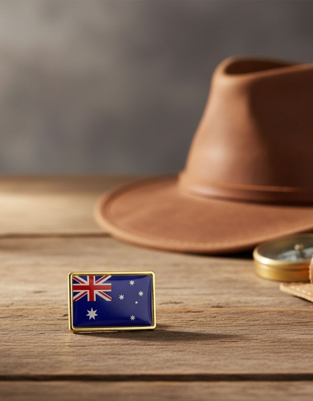 Jacaru - Jacaru 6610 Australia Flag Hatpin