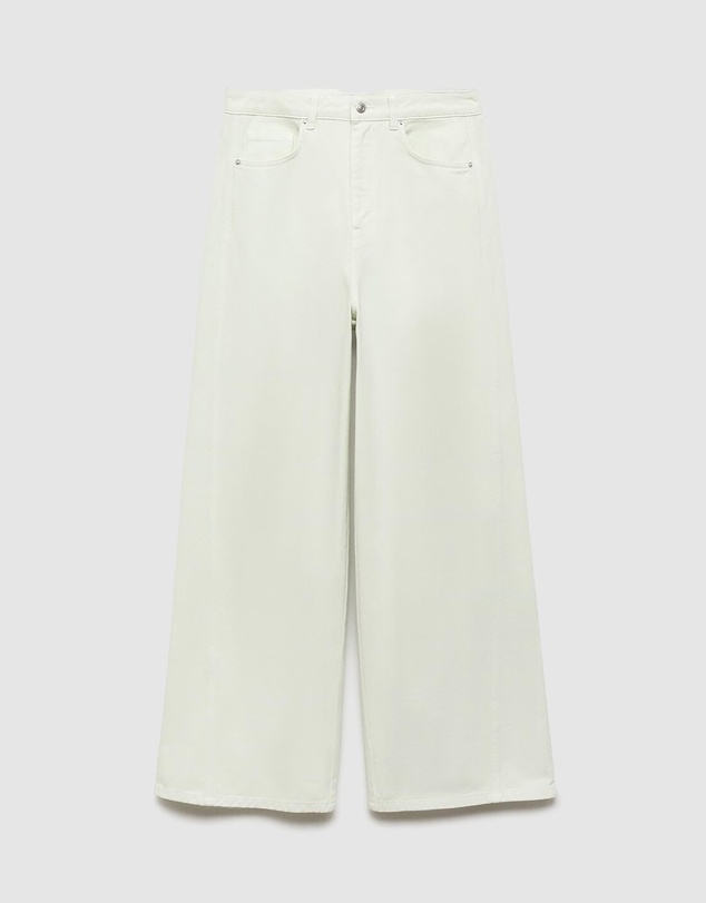 M.N.G - Mila Wideleg Mid-Rise Jeans