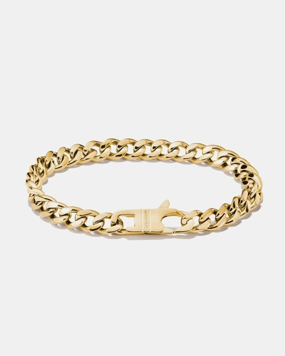 THOMAS SABO - Gold-Tone Stainless Steel Curb Chain Bracelet 7mm