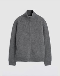 COS - Merino Wool Zip-Up Track Jacket