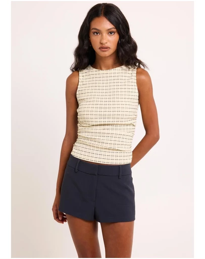 Insight - Winnie Warped Check Top