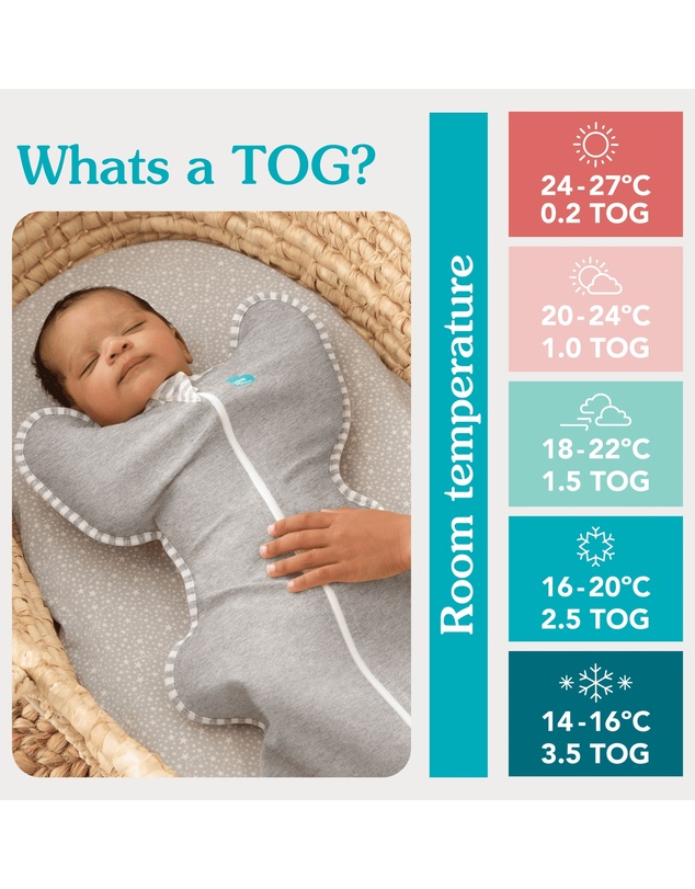 Love to Dream - Swaddle Up 0.2 TOG Stretch Organic Cotton Starlight in White