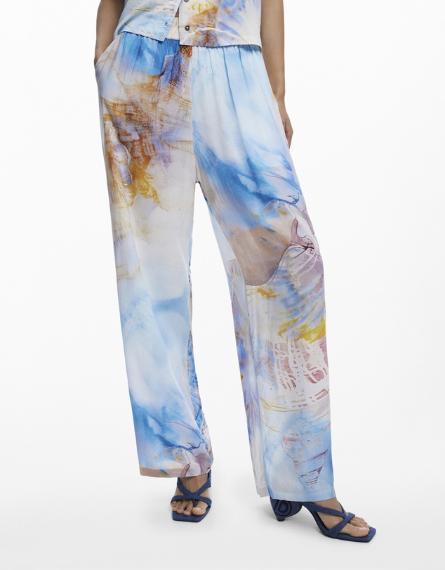 Desigual - Shell print relaxed Pant