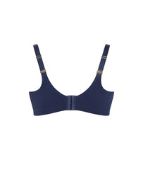 City Chic - Plus size Luxe Microfibre Wireless Bra - navy