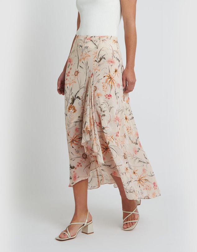 Forcast - Elaina Printed Skirt
