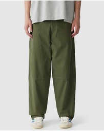 Bassike - Slouch Ripstop Adjustable Pants