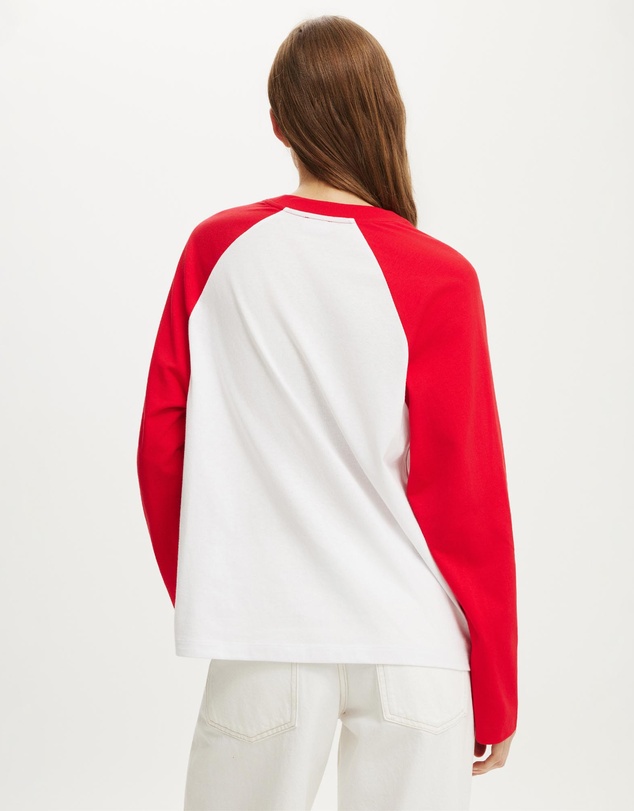 Cotton On - Boxy Raglan LS Tee