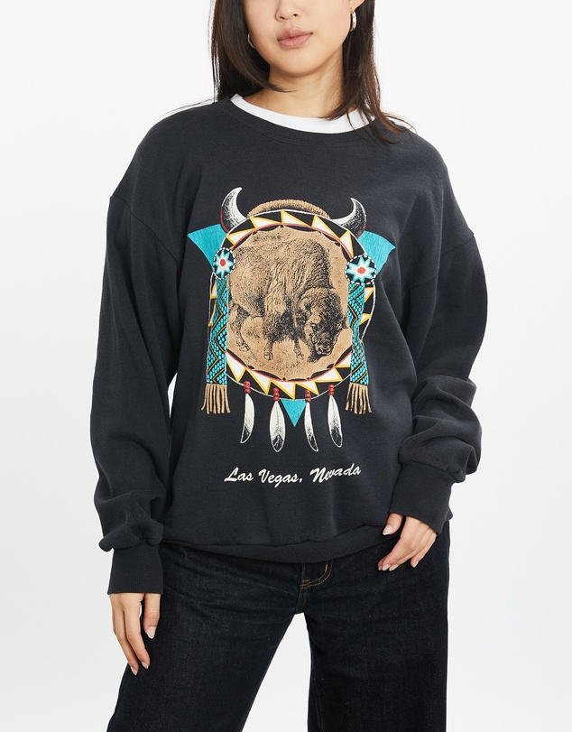Vintage by The Real Deal - Pre Loved - Vintage 90s Las Vegas Nevada Wildlife Sweatshirt
