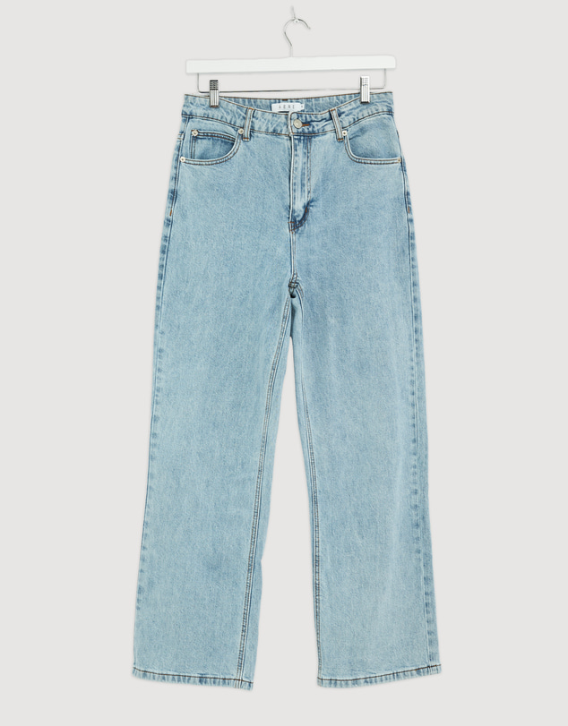 Revibe - Repaired AERE High Rise Stretch Straight Jeans - AU 12