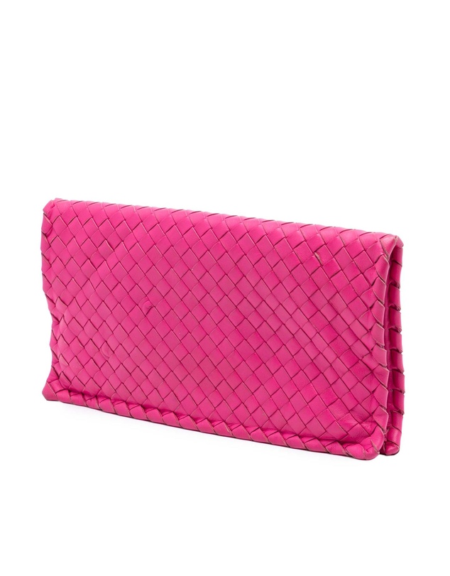 Pre-Loved by Azura Reborn - Pre-Loved Nappa Intrecciato Turn Lock Clutch
