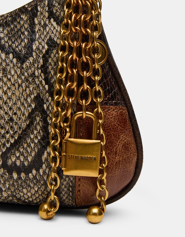 Steve Madden - BIrina-P Brown Multi Shoulder Bag
