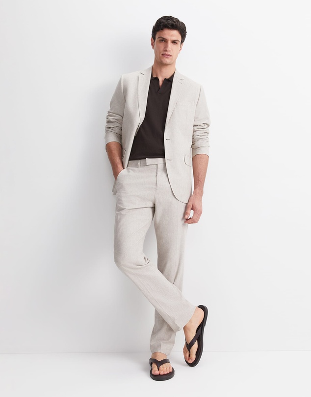 Sportscraft - Jeffery Linen Blend Suit Pant